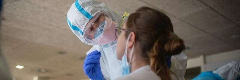 Imagen de archivo de una prueba de covid/TA.